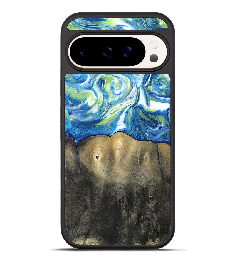 Pixel 10 Pro XL Wood Phone Case - Zaniyah (Blue, 811476)