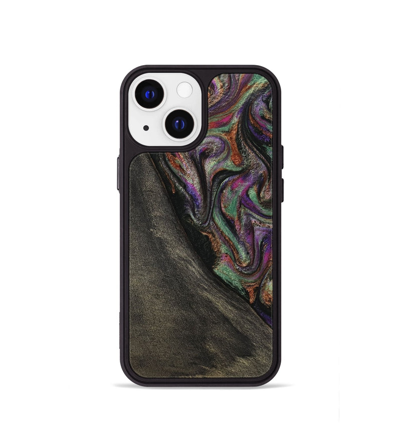 iPhone 13 mini Wood Phone Case - Cher (Green, 811478)