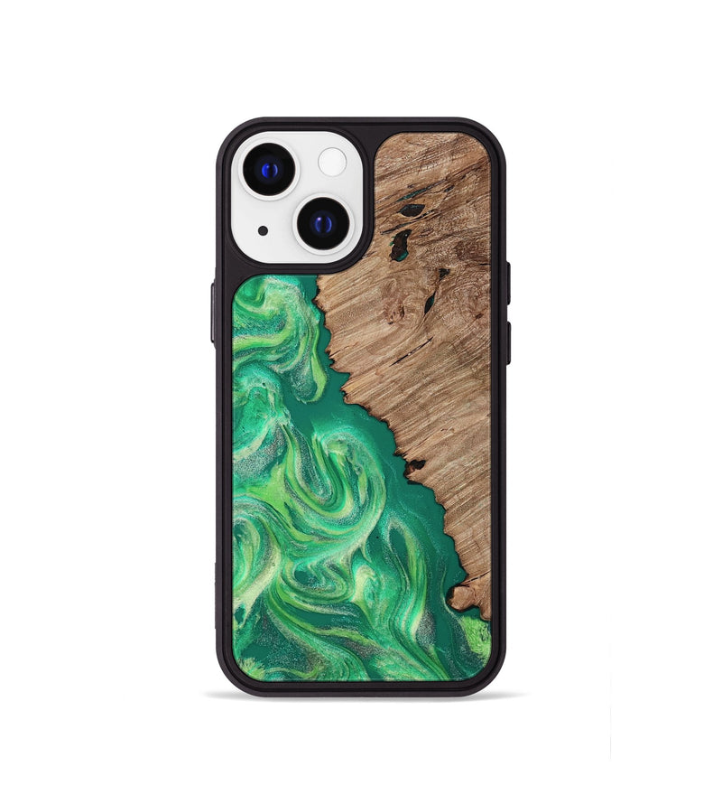 iPhone 13 mini Wood Phone Case - Harlem (Green, 811485)