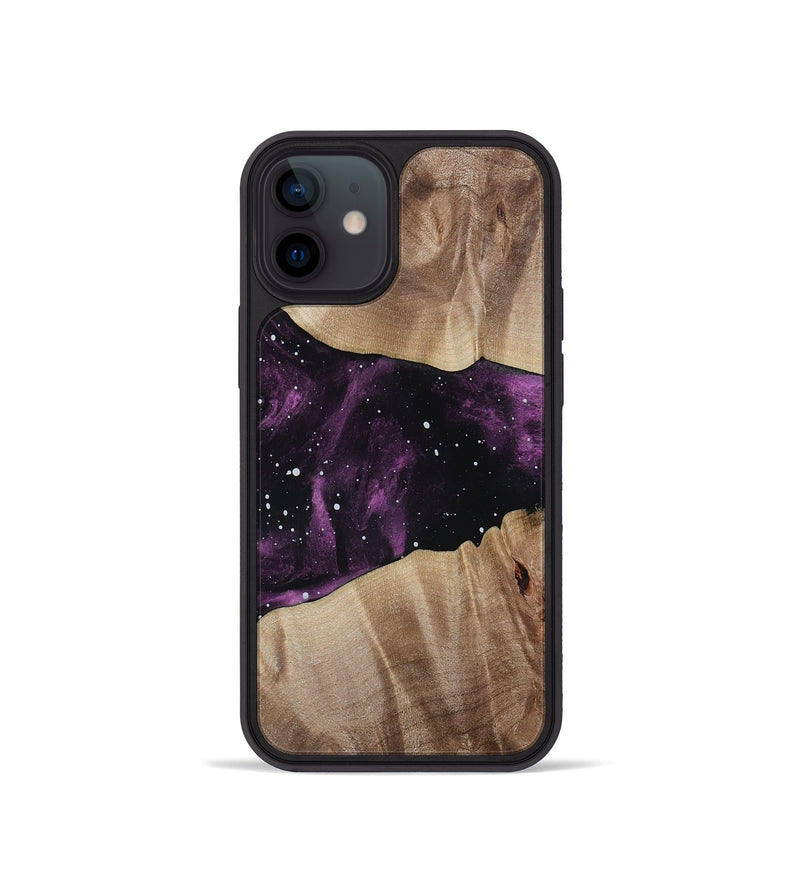 iPhone 12 mini Wood Phone Case - Lisha (Cosmos, 811527)