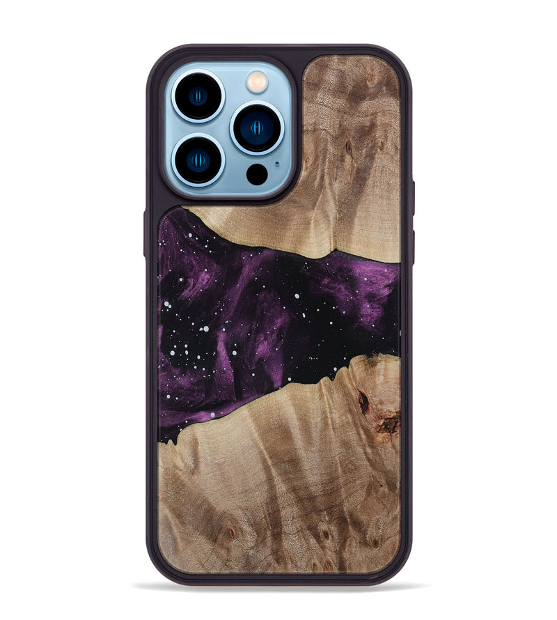 iPhone 14 Pro Max Wood Phone Case - Lisha (Cosmos, 811527)