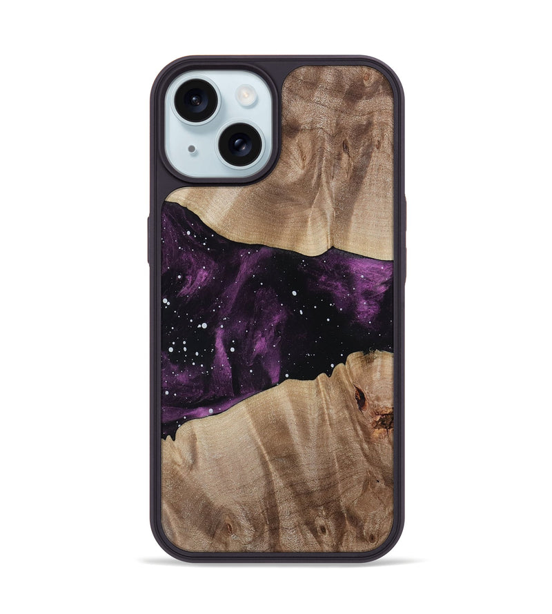 iPhone 15 Wood Phone Case - Lisha (Cosmos, 811527)