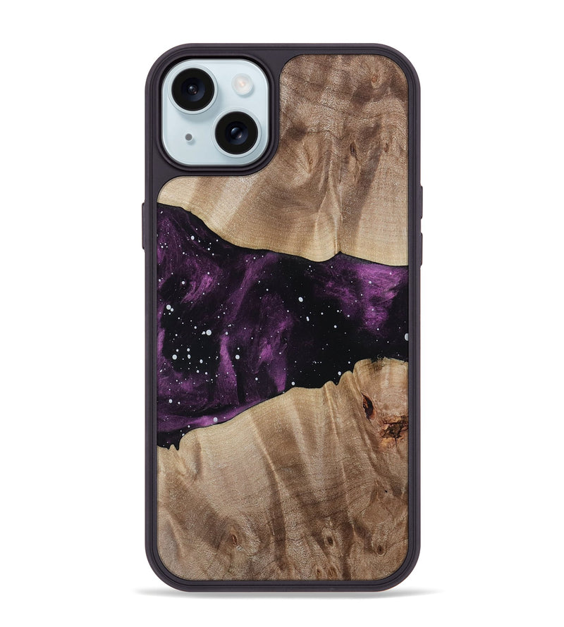 iPhone 15 Plus Wood Phone Case - Lisha (Cosmos, 811527)