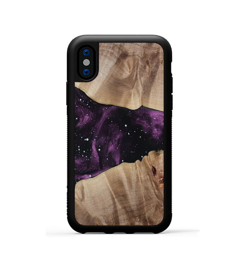 iPhone Xs Wood Phone Case - Lisha (Cosmos, 811527)
