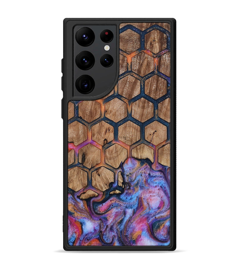 Galaxy S22 Ultra Wood Phone Case - Opal (Pattern, 811549)