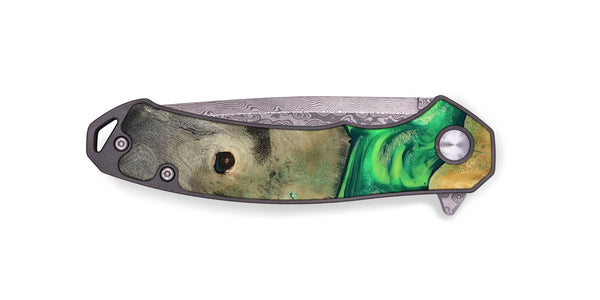 EDC Wood Pocket Knife - Stephan (Green, 811552)