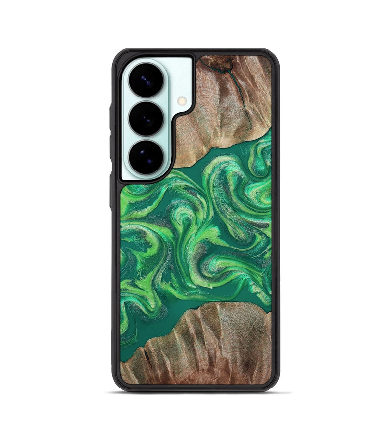 Galaxy S26 Wood Phone Case - Izan (Green, 811559)