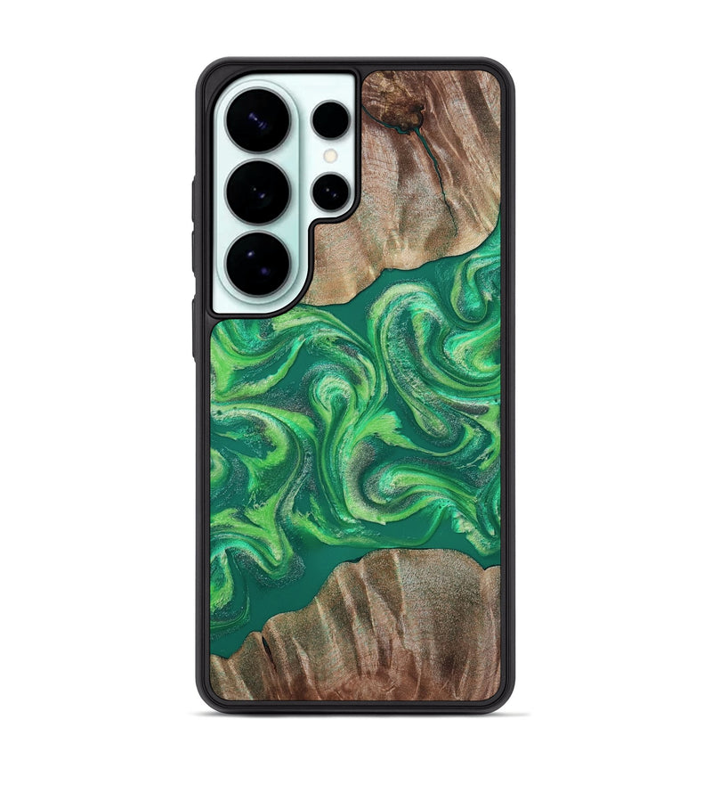 Galaxy S26 Ultra Wood Phone Case - Izan (Green, 811559)
