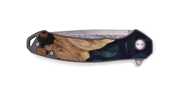 EDC Wood Pocket Knife - Elyse (Green, 811564)