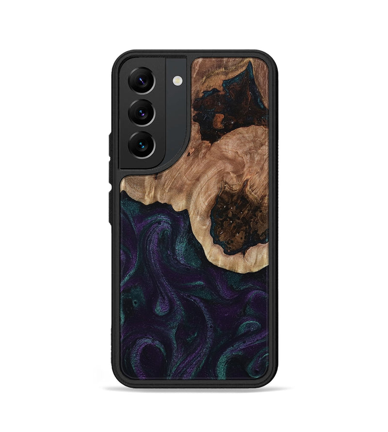 Galaxy S22 Wood Phone Case - Elyse (Green, 811564)