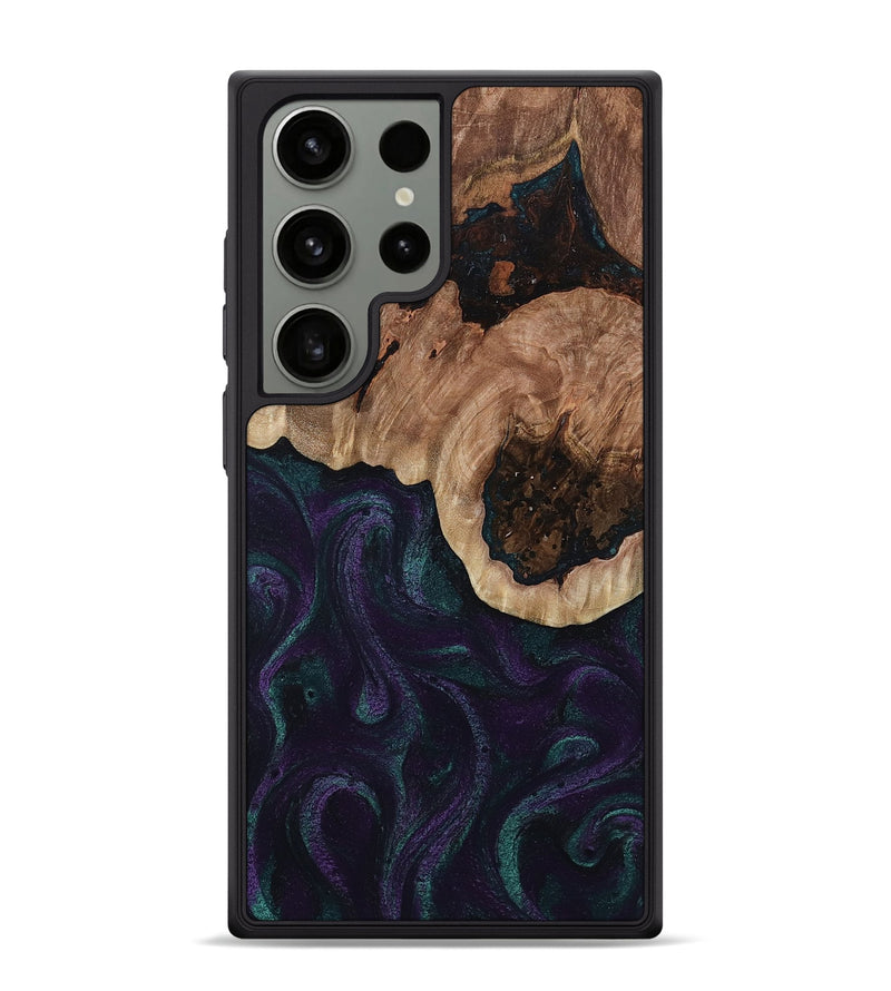 Galaxy S24 Ultra Wood Phone Case - Elyse (Green, 811564)