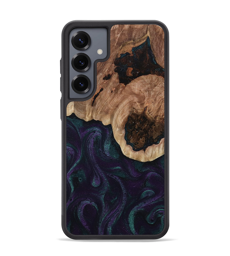 Galaxy S25 Plus Wood Phone Case - Elyse (Green, 811564)