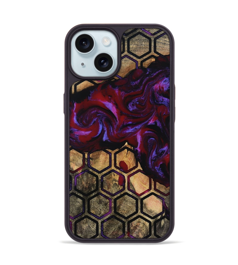 iPhone 15 Wood Phone Case - Ashtyn (Pattern, 811575)