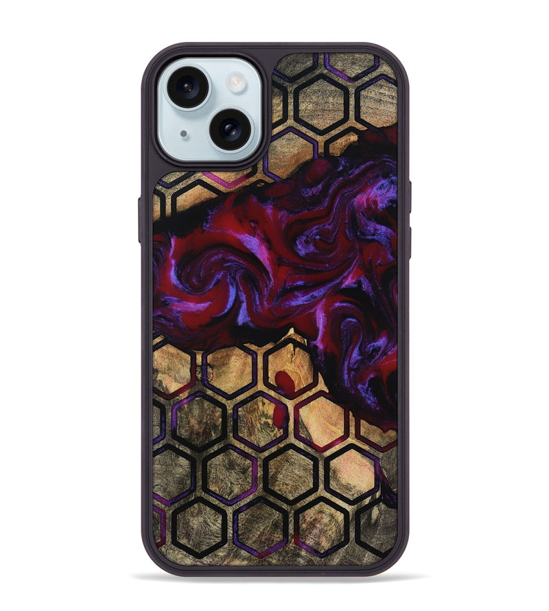 iPhone 15 Plus Wood Phone Case - Ashtyn (Pattern, 811575)