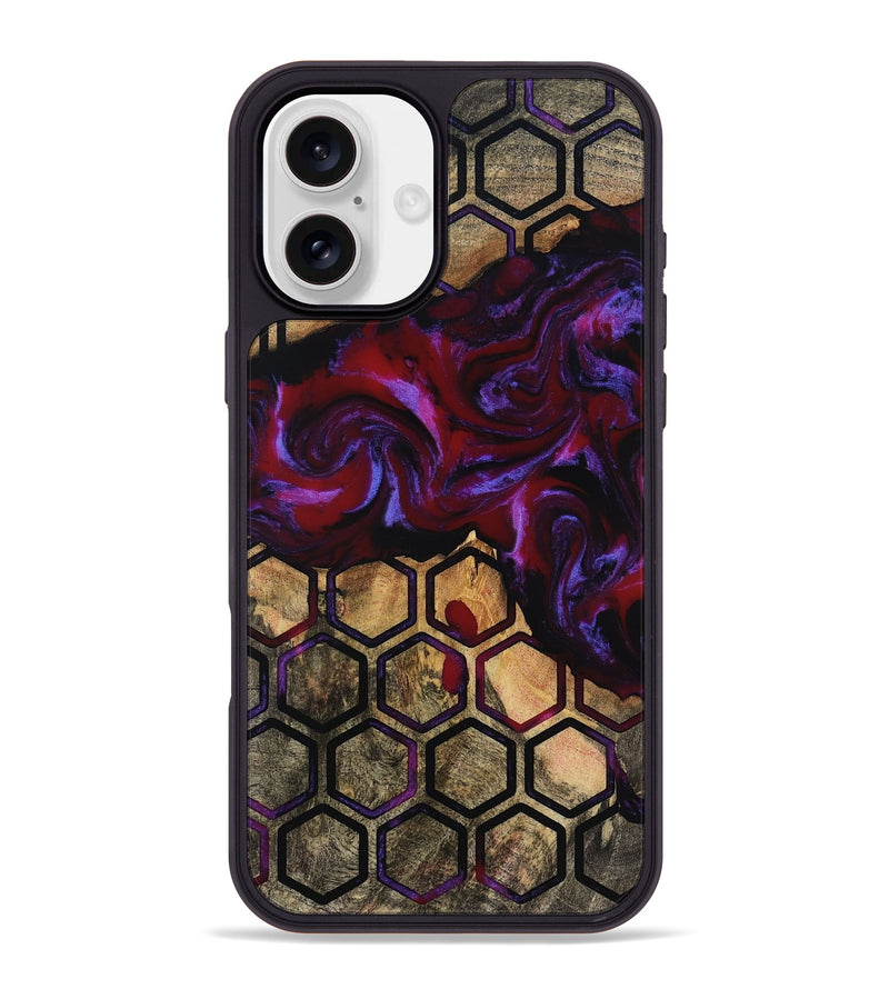 iPhone 16 Plus Wood Phone Case - Ashtyn (Pattern, 811575)