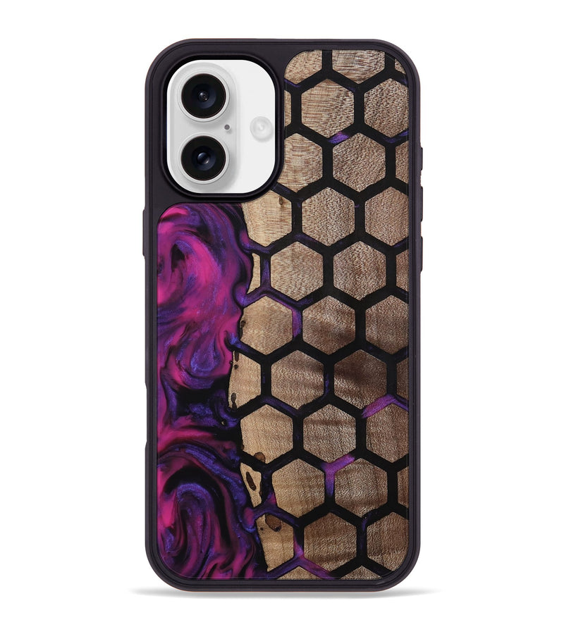 iPhone 16 Plus Wood Phone Case - Greyson (Pattern, 811579)