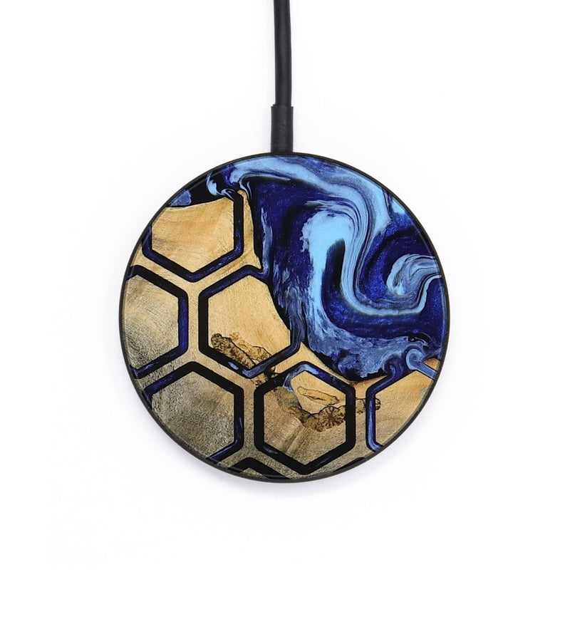 Circle Wood Wireless Charger - Amiya (Pattern, 811581)