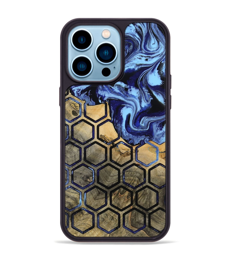 iPhone 14 Pro Max Wood Phone Case - Amiya (Pattern, 811581)
