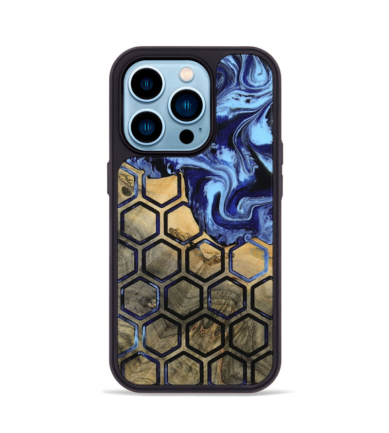 iPhone 14 Pro Wood Phone Case - Amiya (Pattern, 811581)