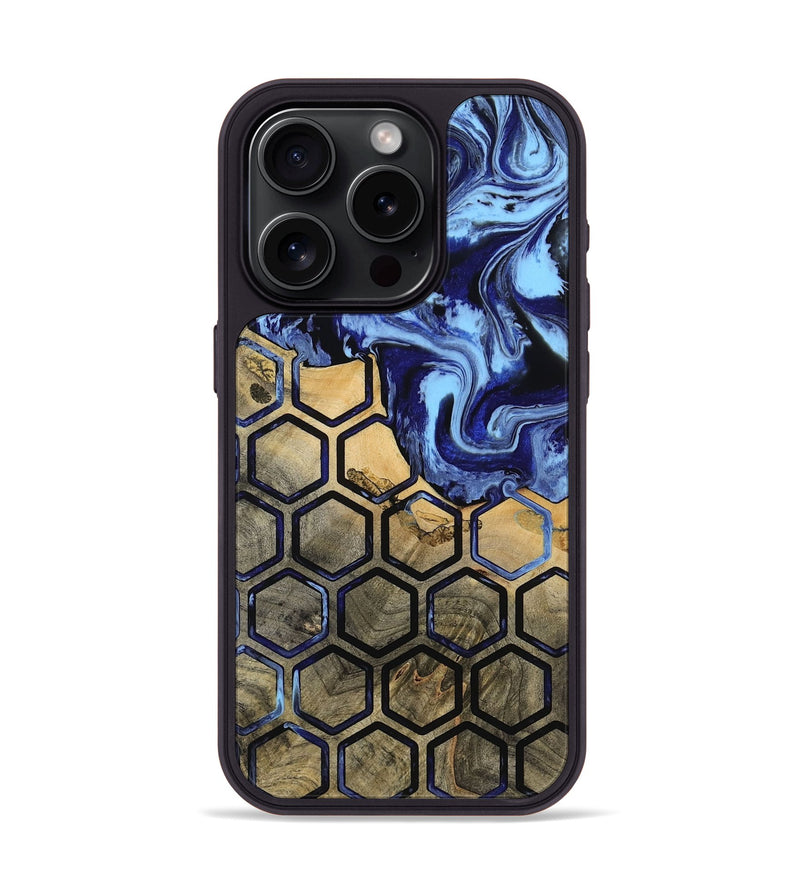 iPhone 15 Pro Wood Phone Case - Amiya (Pattern, 811581)