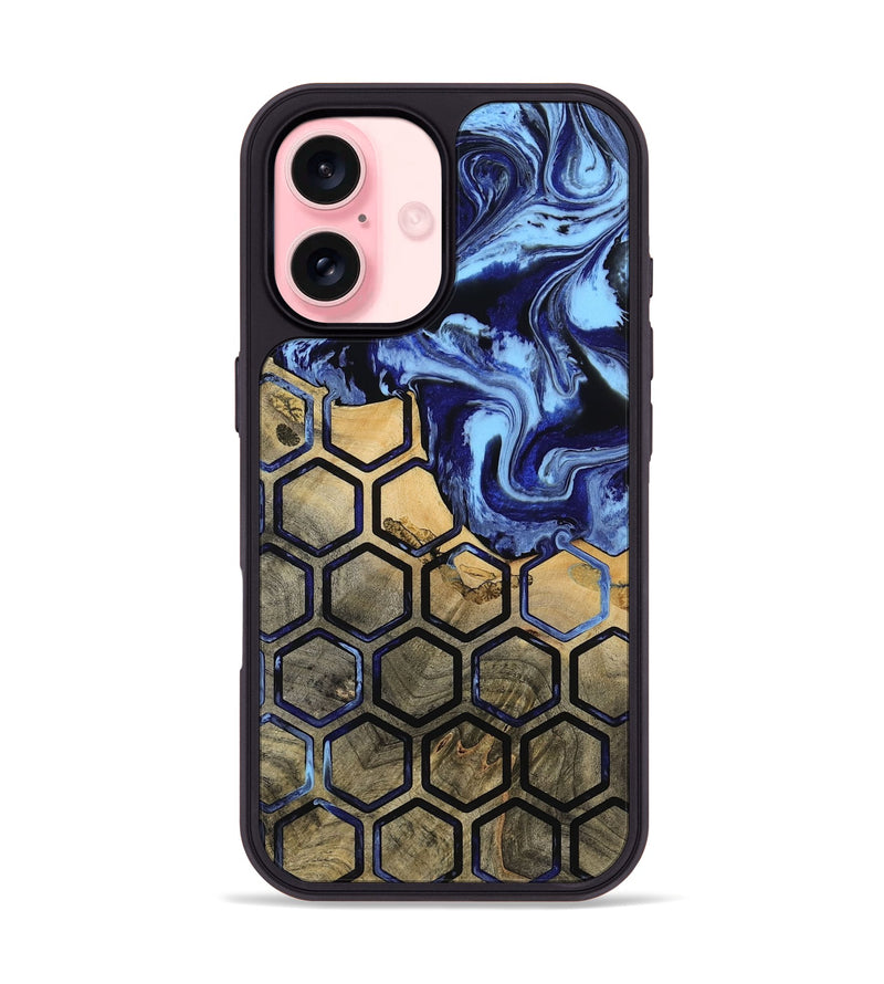 iPhone 16 Wood Phone Case - Amiya (Pattern, 811581)