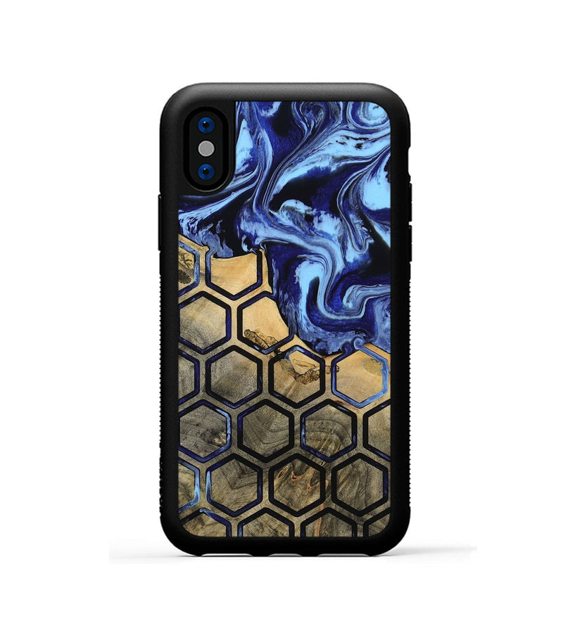 iPhone Xs Wood Phone Case - Amiya (Pattern, 811581)