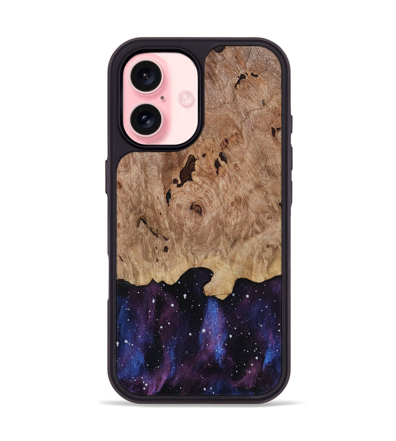 iPhone 16 Wood Phone Case - Tiana (Cosmos, 811625)