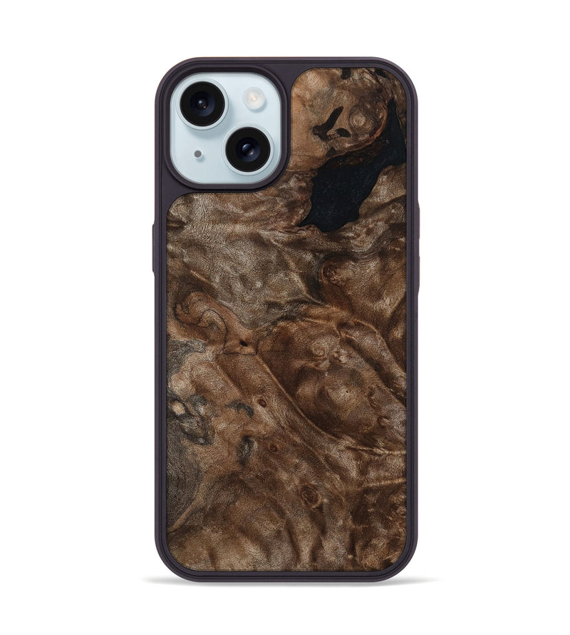 iPhone 15 Wood Phone Case - Price (Wood Burl, 811638)