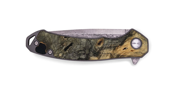EDC Wood Pocket Knife - Holly (Wood Burl, 811646)