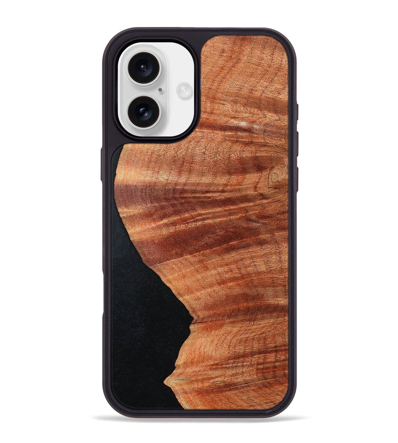 iPhone 16 Plus Wood Phone Case - Kamila (Wood Burl, 811650)