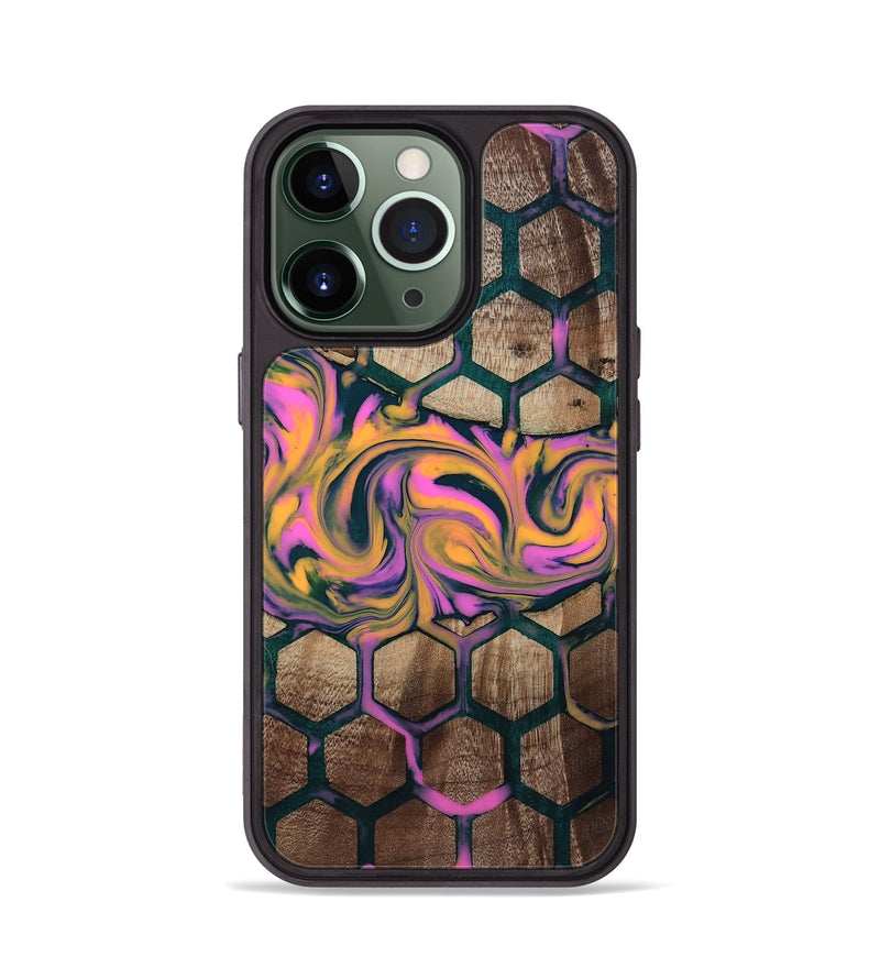 iPhone 13 Pro Wood Phone Case - Ximena (Pattern, 811652)