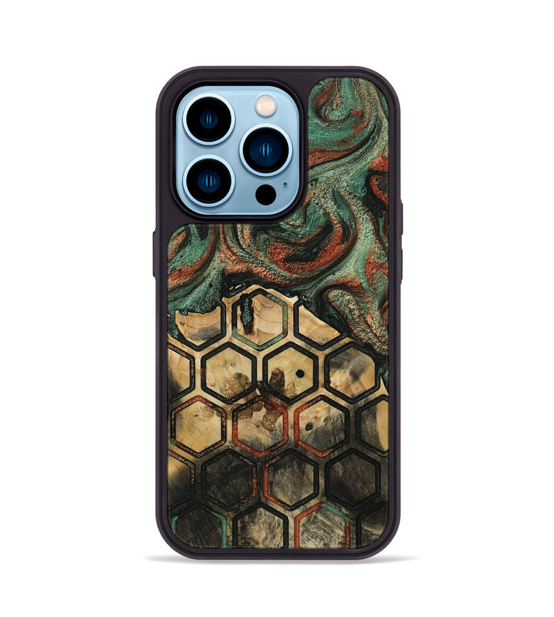 iPhone 14 Pro Wood Phone Case - Deidre (Pattern, 811655)