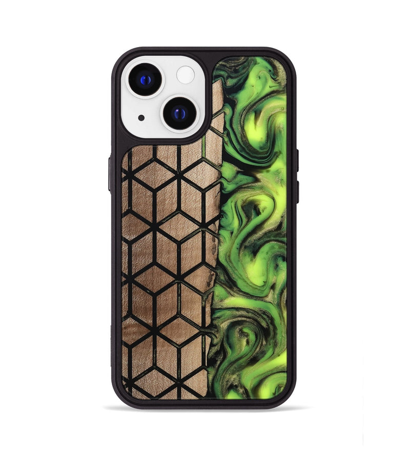 iPhone 13 Wood Phone Case - Delois (Pattern, 811661)