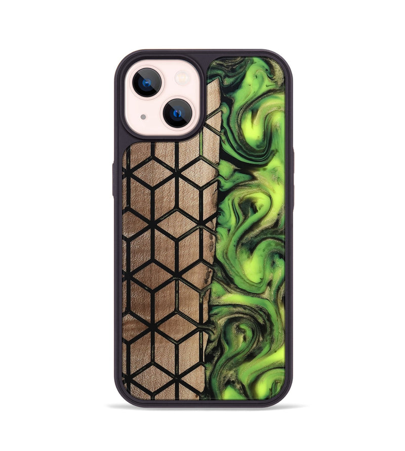 iPhone 14 Wood Phone Case - Delois (Pattern, 811661)