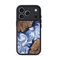 iPhone 17 Pro Wood Phone Case - Atreus (Blue, 811662)