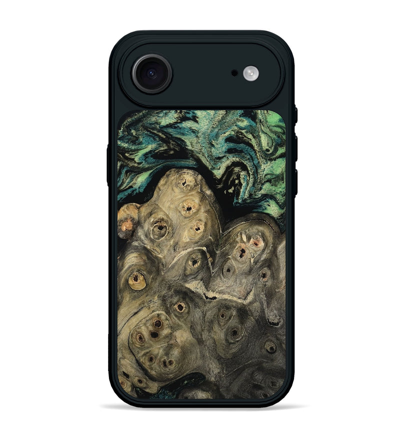 iPhone 17 Air Wood Phone Case - Sonji (Green, 811667)