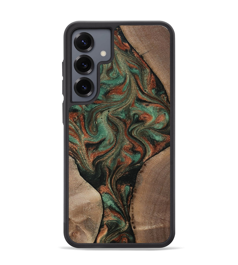 Galaxy S25 Plus Wood Phone Case - Skye (Green, 811669)