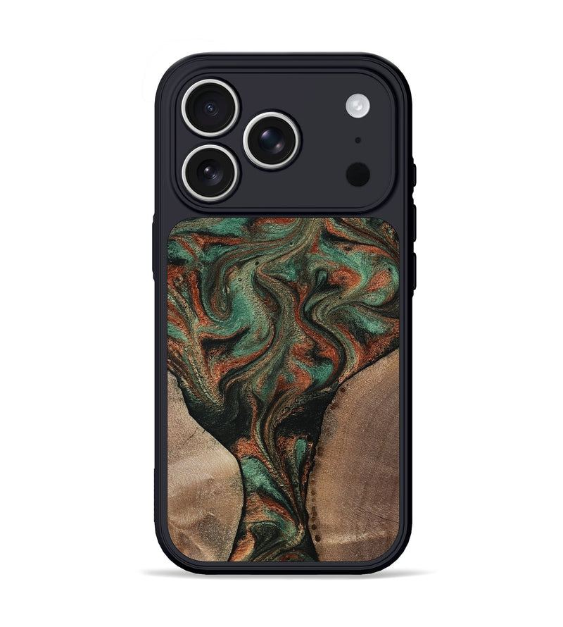 iPhone 17 Pro Wood Phone Case - Skye (Green, 811669)
