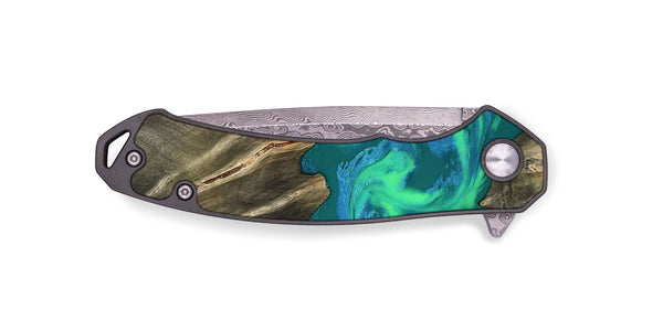 EDC Wood Pocket Knife - Luann (Green, 811670)