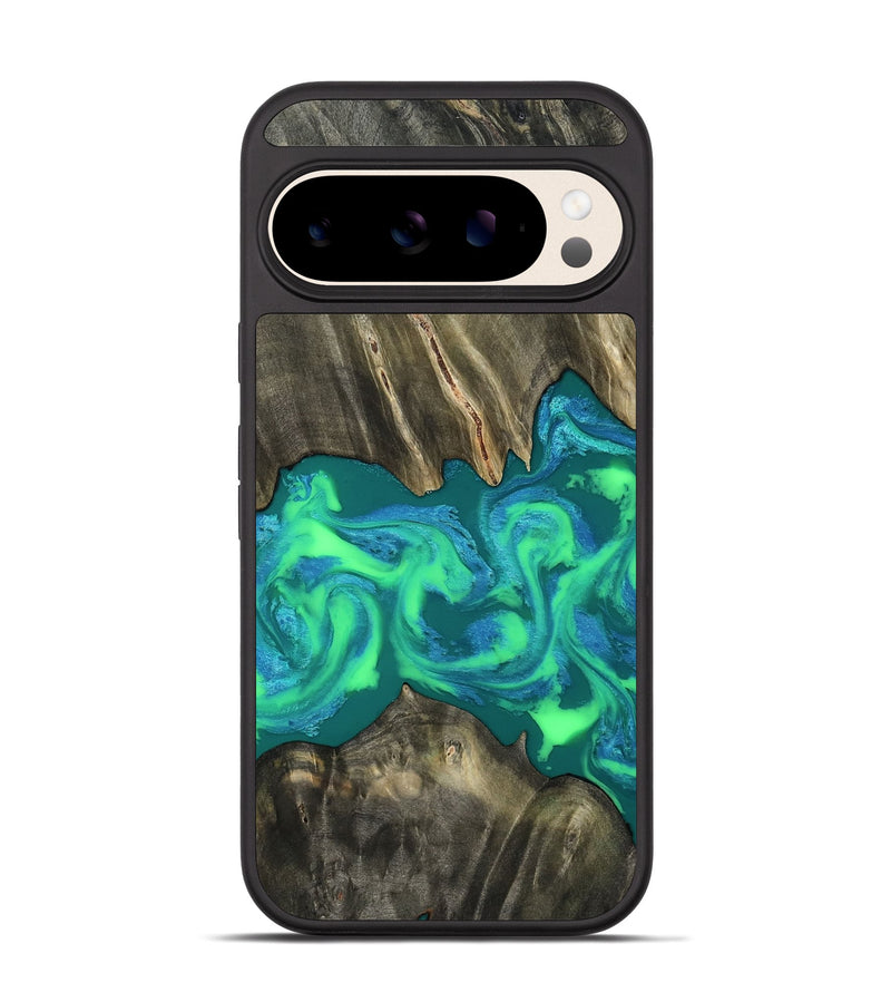 Pixel 10 Wood Phone Case - Luann (Green, 811670)