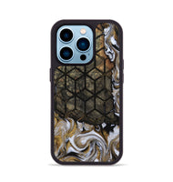 iPhone 14 Pro Wood Phone Case - Deonte (Pattern, 811690)
