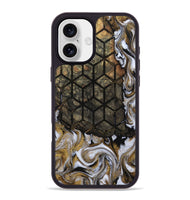 iPhone 16 Plus Wood Phone Case - Deonte (Pattern, 811690)