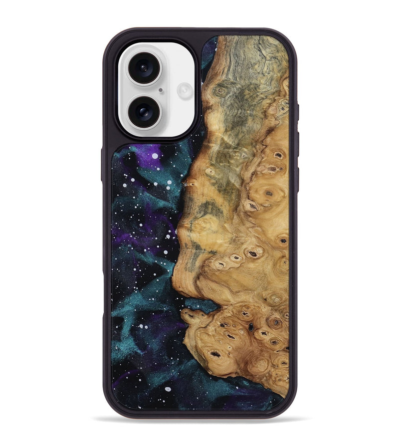 iPhone 16 Plus Wood Phone Case - Beatriz (Cosmos, 811693)