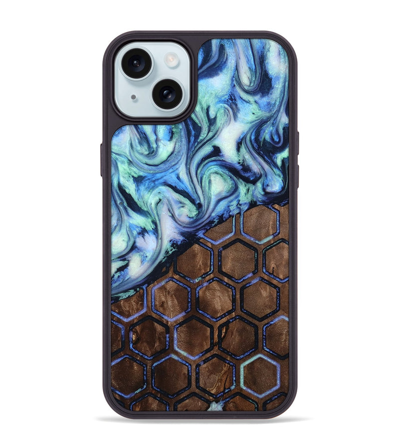 iPhone 15 Plus Wood Phone Case - Berta (Pattern, 811734)