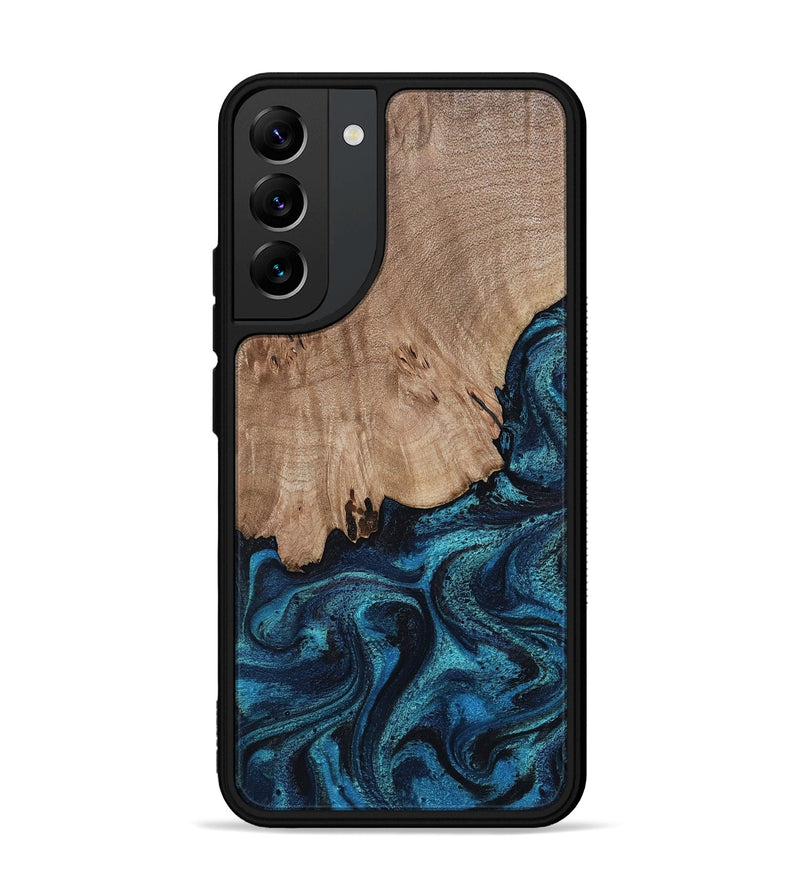 Galaxy S22 Plus Wood Phone Case - Quiana (Blue, 811741)