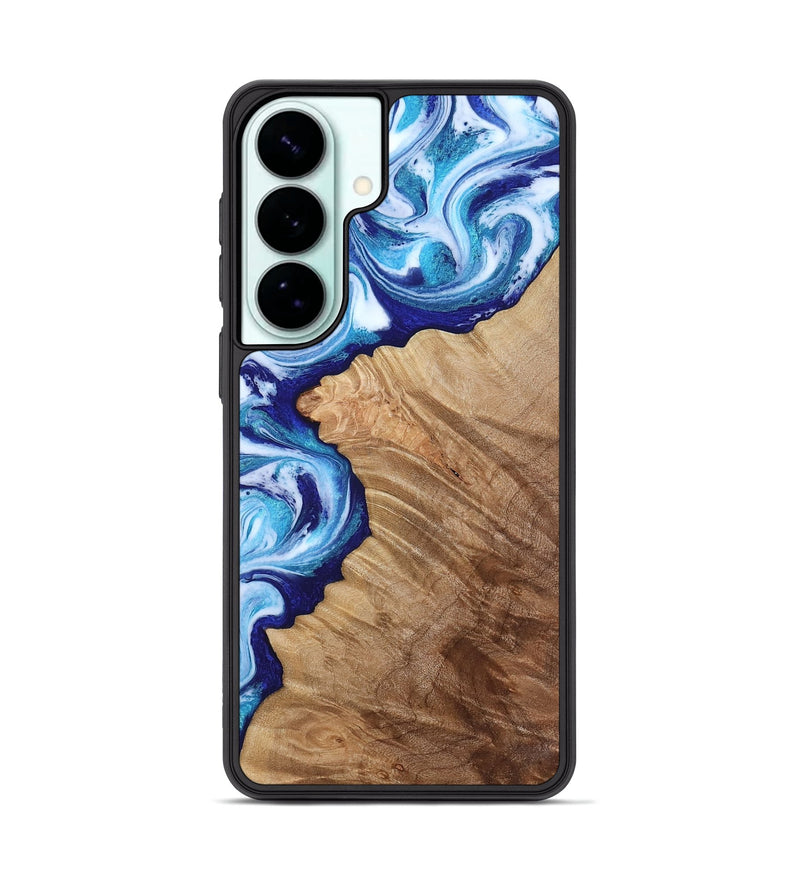 Galaxy S26 Plus Wood Phone Case - Adah (Blue, 811742)