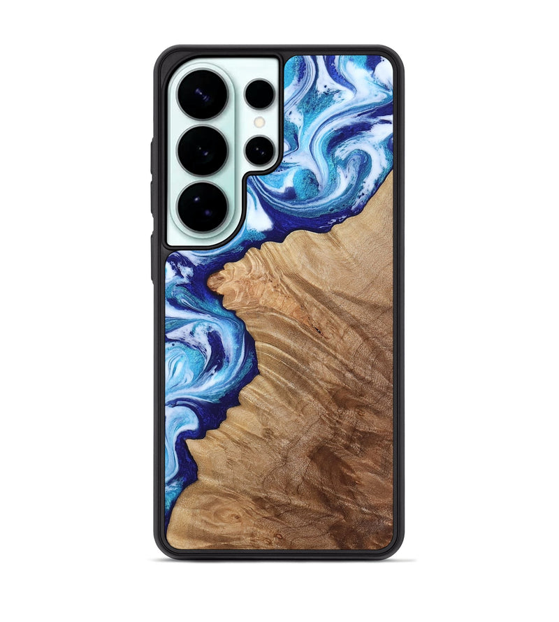 Galaxy S26 Ultra Wood Phone Case - Adah (Blue, 811742)