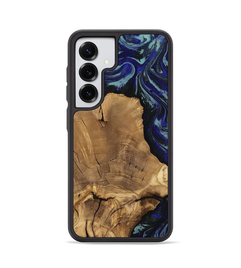 Galaxy S25 Wood Phone Case - Dayna (Blue, 811745)