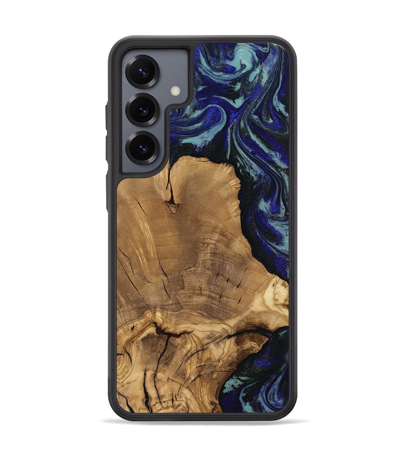 Galaxy S25 Plus Wood Phone Case - Dayna (Blue, 811745)
