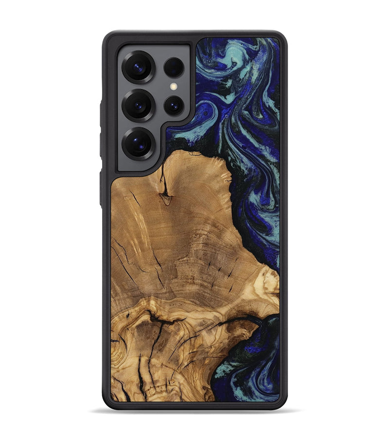 Galaxy S25 Ultra Wood Phone Case - Dayna (Blue, 811745)